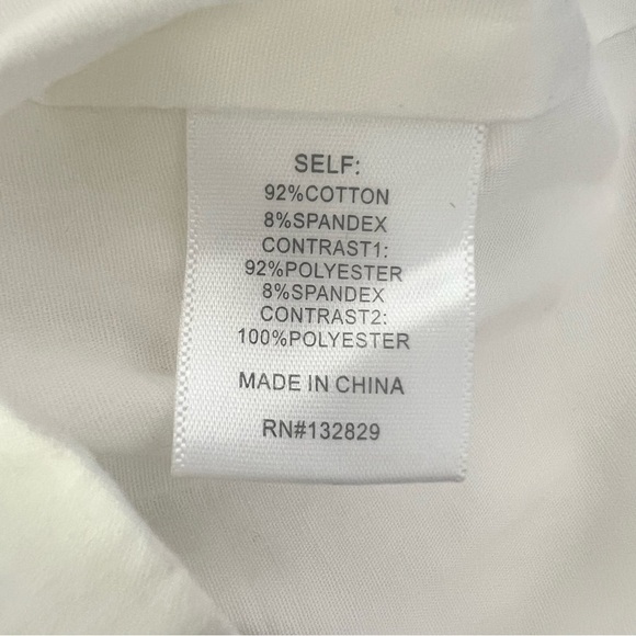 h:ours Revolve Mona Long Sleeve Cropped in White Size M - Picture 10 of 11